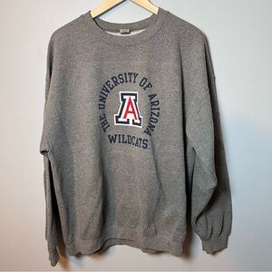 University of Arizona Wildcats Crewneck Men’s XL Gray Pullover Sweatshirt NCAA